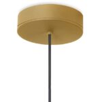 LEDS-C4 - Pendant Veneto Surfaced 1 Body LED 6.7W 2700K Gold 452lm - 00-7588-DL-DO – Image 2