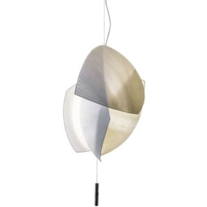 LEDS-C4 - Pendant Voiles Big Surface LED 47.5W 4480lm 2700K 1-10V Chrome - 00-7686-21-14