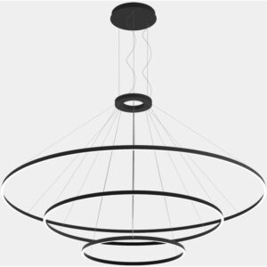 LEDS-C4 - Suspension Circular Downward 3 Rings (ø3000 ø2000 ø1200) LED 326.4W 12913lm 2700 - CS4G-00V9AZRU05