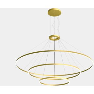 LEDS-C4 - Suspension Circular Downward 3 Rings (ø3000 ø2000 ø1200) LED 326.4W 17218lm 4000 - CS4G-00X9AZDUEF