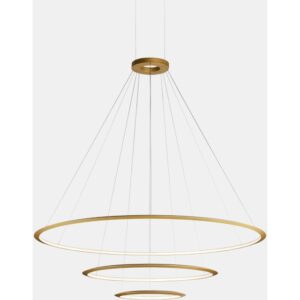 LEDS-C4 - Suspension Circular Inward 3 Rings (ø2000 ø1200 ø600) LED 223.5W 9387lm 4000K Bl - CD4H-00X9AZDU14