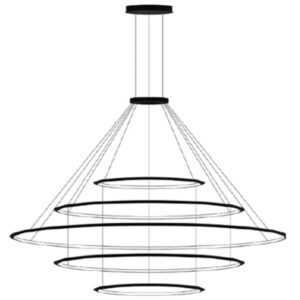 LEDS-C4 - Suspension Circular Outward 5 Rings (ø1200 ø2000 ø3000 ø2000 ø1200) LED 494.6W 2 - CF4E-00V9AZOU05