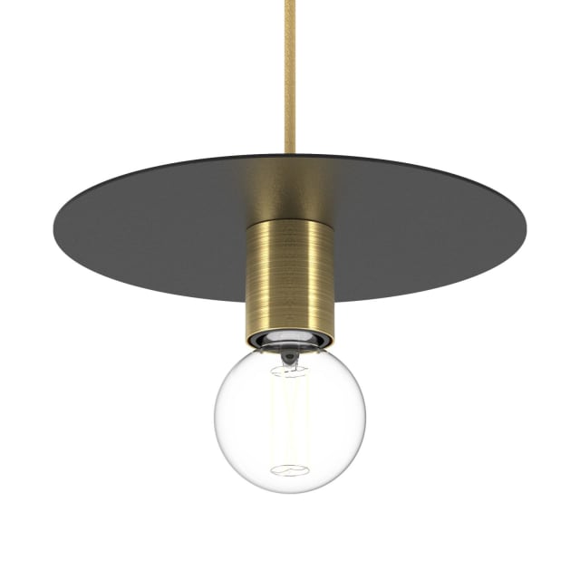 PSM LIGHTING - Angelo laiton satin/messing suspension-rond-avec 1 PSM LIGHTING - Angelo laiton satin/messing suspension-rond-avec 1