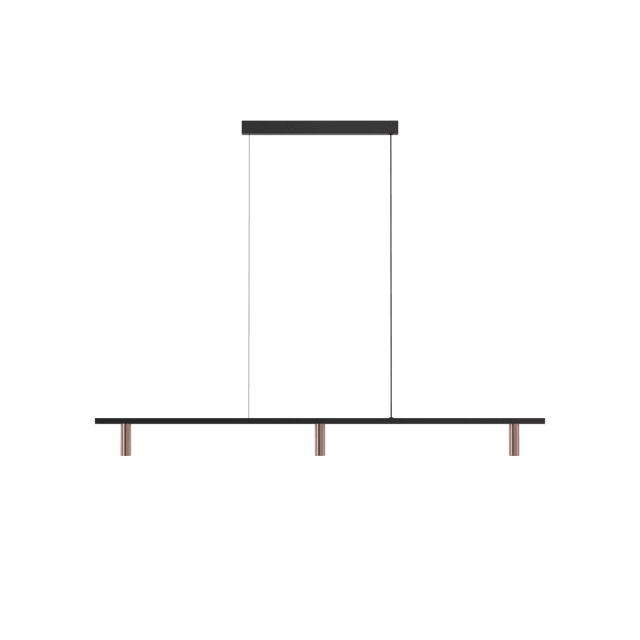 PSM LIGHTING - CIGARO suspension - fixe - Alimentation électrique centrale cr - noir - 2498.1200.3.282.WW PSM LIGHTING - CIGARO suspension - fixe - Alimentation électrique centrale cr - noir - 2498.1200.3.282.WW