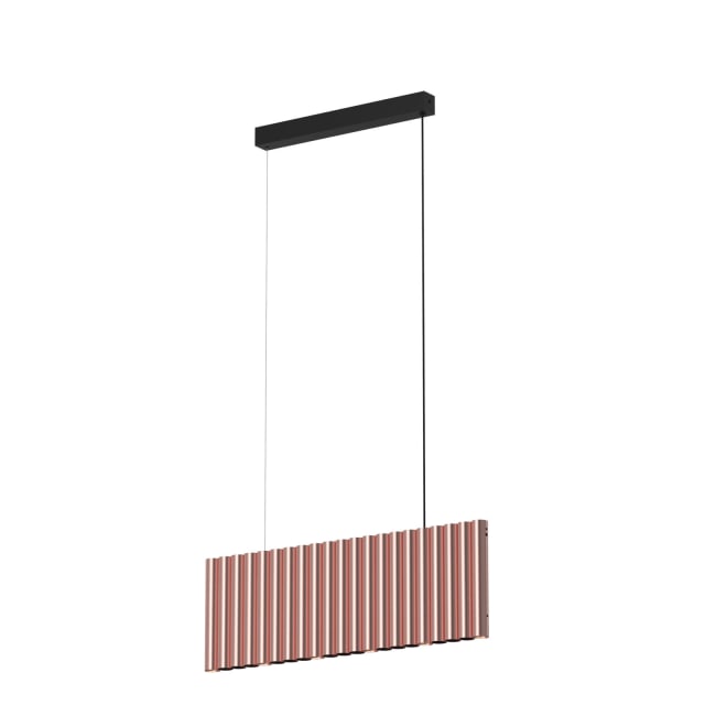 PSM LIGHTING - CIGARO suspension - fixe - avec driver LED alu bronze foncé - noir - 2499.233.NW PSM LIGHTING - CIGARO suspension - fixe - avec driver LED alu bronze foncé - noir - 2499.233.NW