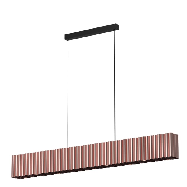 PSM LIGHTING - CIGARO suspension - fixe - avec driver LED noir texture - 2490.2M.WW PSM LIGHTING - CIGARO suspension - fixe - avec driver LED noir texture - 2490.2M.WW