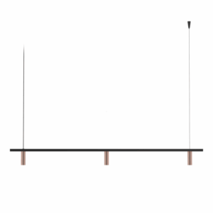 PSM LIGHTING - CIGARO suspension - fixe - sans driver LED blanc texture - 2496.1200.3.1M.NW