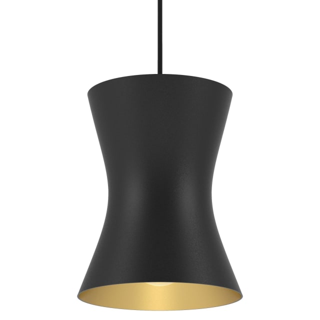 PSM LIGHTING - CLARA suspension avec rotule - tige raccourcissable - fixe noir - dorée int. - 3411.B3.29 PSM LIGHTING - CLARA suspension avec rotule - tige raccourcissable - fixe noir - dorée int. - 3411.B3.29