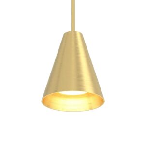 PSM LIGHTING - CORNET suspension avec rotule - tige raccourcissable - fixe noir texture - 2441.B3.2M.NW