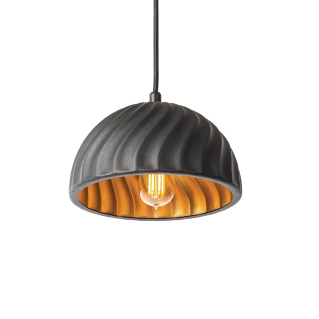 PSM LIGHTING - Cake noir-blanc int./noir suspension-avec 1 PSM LIGHTING - Cake noir-blanc int./noir suspension-avec 1