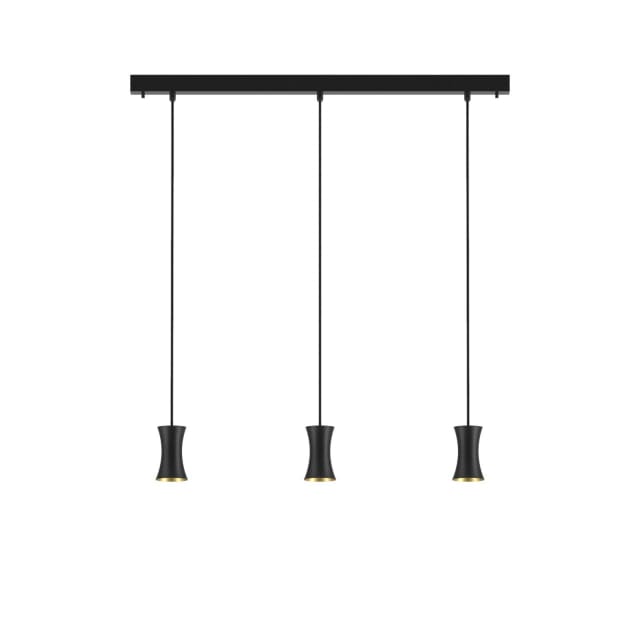 PSM LIGHTING - Clara noir-cr/cuivre rouge suspension-fixe-avec 3x Clara Ø75 sur base Jub - 3412.3.228.TXRK PSM LIGHTING - Clara noir-cr/cuivre rouge suspension-fixe-avec 3x Clara Ø75 sur base Jub - 3412.3.228.TXRK