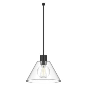 PSM LIGHTING - ICONIC suspension avec rotule - tige raccourcissable noir texture / blanc mat - 4601.J.E27.SH.2M.MW