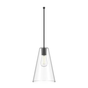 PSM LIGHTING - ICONIC suspension avec rotule - tige raccourcissable noir texture / steel - 4612.G.E27.2M.ST