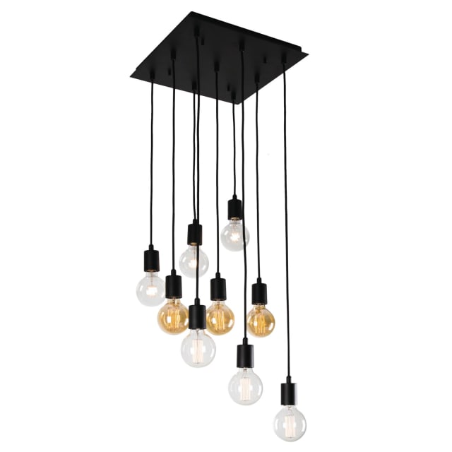 PSM LIGHTING - MAESTRO suspension incl.câble suspension-avec 9 x câble torsé de 1m - 5066.2M.TXW2 PSM LIGHTING - MAESTRO suspension incl.câble suspension-avec 9 x câble torsé de 1m - 5066.2M.TXW2