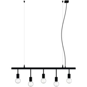 PSM LIGHTING - MAESTRO suspension noir texture suspension avec câble et régulateur d'hauteur- - 5019.5.2M