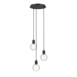 PSM LIGHTING - MAESTRO suspension-rond-avec 1 x câble textile 1m et 2 x câble textile 2m - 4966.1M.TX1