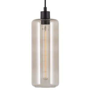 PSM LIGHTING - MANON suspension-rond-avec 2m de câble textile et arrêt de câble à la douill - 5125.P.1M.ST.TX1