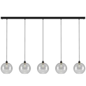 PSM LIGHTING - Moby brun-bronze/bronze/jute suspension-avec 5x Moby Ø250-1