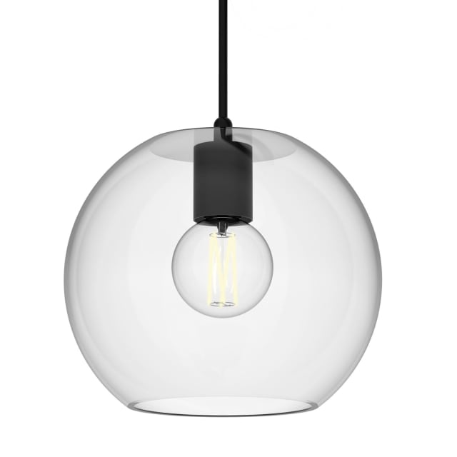 PSM LIGHTING - Moby transparent/alu gris/alu satiné suspension-avec 2m de câble textile et a - 5087.C.E27.14.TR.TX11 PSM LIGHTING - Moby transparent/alu gris/alu satiné suspension-avec 2m de câble textile et a - 5087.C.E27.14.TR.TX11