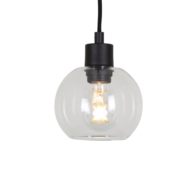 PSM LIGHTING - Moby transp/brun brillant/bronze foncé suspension-avec 2m de câble textile et - 5082.A.E27.SH.23.TR.TXG23 PSM LIGHTING - Moby transp/brun brillant/bronze foncé suspension-avec 2m de câble textile et - 5082.A.E27.SH.23.TR.TXG23