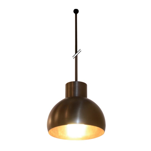 PSM LIGHTING - OLIVIA suspension avec rotule - tige raccourcissable bronze foncé - 1807.B3.E27.23 PSM LIGHTING - OLIVIA suspension avec rotule - tige raccourcissable bronze foncé - 1807.B3.E27.23