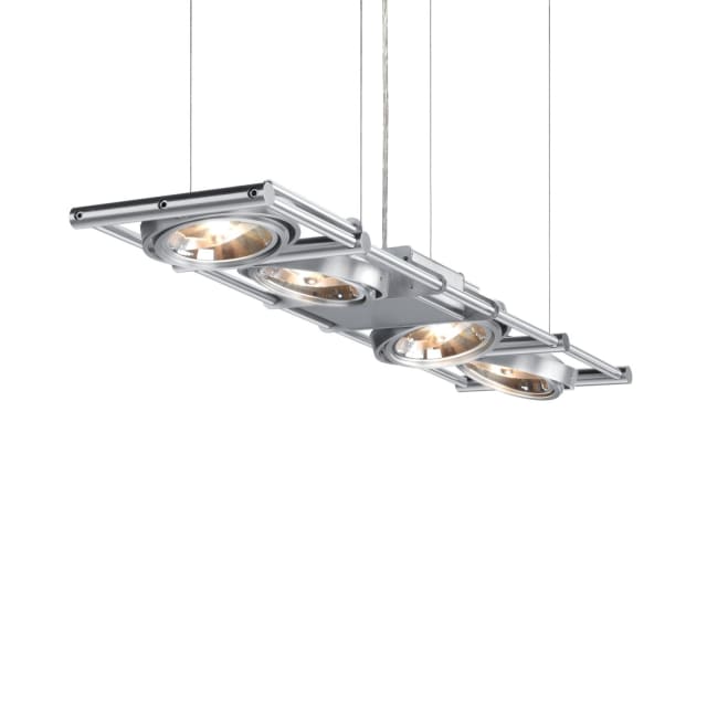 PSM LIGHTING - OPERA PENDANT suspension - orientable - avec transfo alu satiné - 1435.14 PSM LIGHTING - OPERA PENDANT suspension - orientable - avec transfo alu satiné - 1435.14