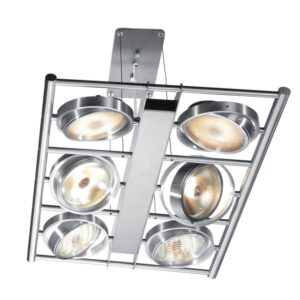 PSM LIGHTING - OPERA PENDANT suspension - orientable - avec transfo alu satiné - 4008.14