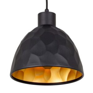 PSM LIGHTING - Rocky noir texture/noir suspension-avec 1