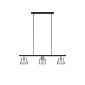 PSM LIGHTING - SHAKE suspension avec rotule - tige raccourcissable - down noir - cr / steel - 5582.E27.228.ST