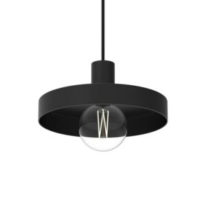 PSM LIGHTING - Skivve blanc mat texture/blanc suspension-rond-avec 1