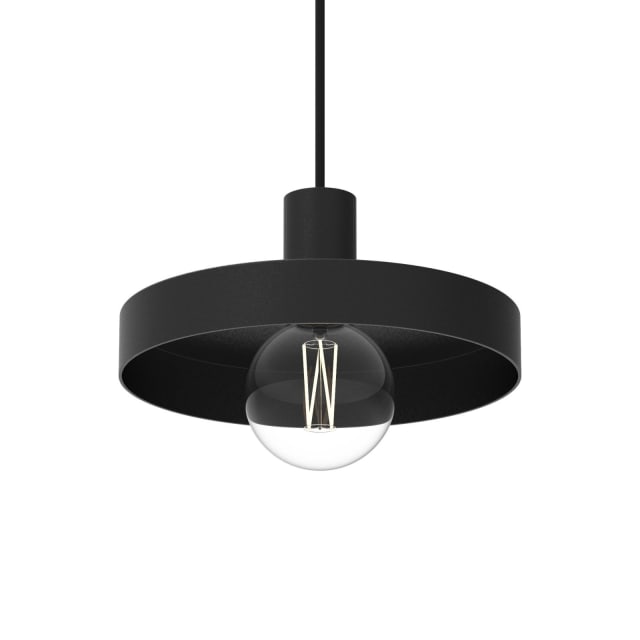 PSM LIGHTING - Skivve noir-blanc int./noir suspension-rond-avec 1 PSM LIGHTING - Skivve noir-blanc int./noir suspension-rond-avec 1