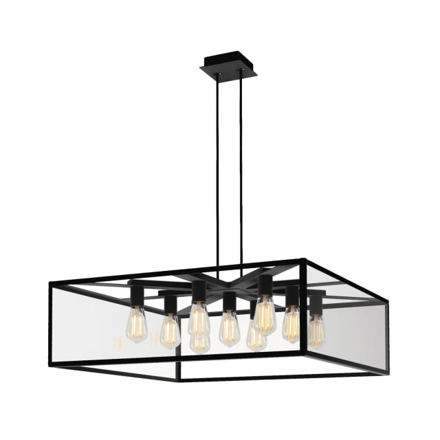 PSM LIGHTING - TAVOLO suspension avec rotule et rosace apparente noir texture - 5108.9.B3.32X PSM LIGHTING - TAVOLO suspension avec rotule et rosace apparente noir texture - 5108.9.B3.32X