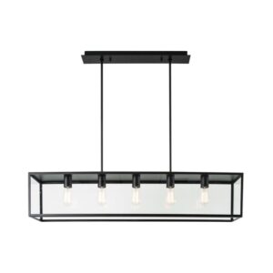 PSM LIGHTING - TAVOLO suspension fermé noir suspension avec rotule-tige raccourcissable-ave - 5100.5.XLC.32X