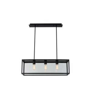 PSM LIGHTING - TAVOLO suspension fermé noir suspension avec rotule-tige raccourcissable-ave - 5103.3.SC.32X