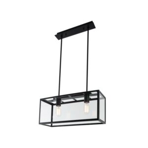 PSM LIGHTING - TAVOLO suspension ouvert noir suspension avec rotule-tige raccourcissable-av - 5101.2.XLO.32X
