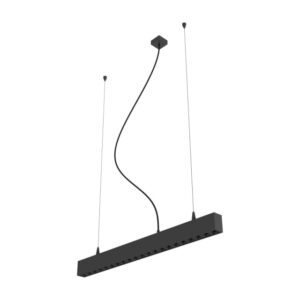 PSM LIGHTING - TIMES système lumineux - down - avec suspension - avec driver LED noir texture - 2905.1690.2M.CW