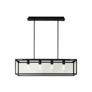 PSM LIGHTING - Tavolo brun-bronze suspension avec rotule-tige raccourcissable-avec plaque d - 5104.4.SO.53X