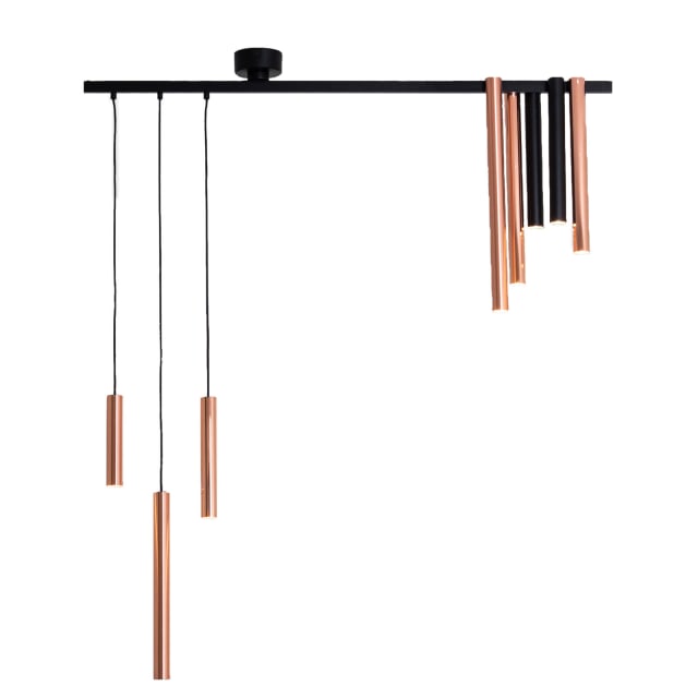 PSM LIGHTING - hanglamp-richtbaar-down-draaibare arm-zonder LED driver mix rk - zwart/zwart - 2477.MIX28.KX2.WW PSM LIGHTING - hanglamp-richtbaar-down-draaibare arm-zonder LED driver mix rk - zwart/zwart - 2477.MIX28.KX2.WW