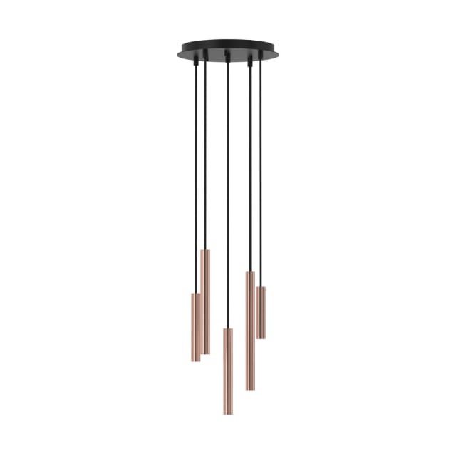 PSM LIGHTING - hanglamp - vast - met basis Rondobox - met LED driver donker brons - zwart/zwart - 2425.233.KX2.WW PSM LIGHTING - hanglamp - vast - met basis Rondobox - met LED driver donker brons - zwart/zwart - 2425.233.KX2.WW