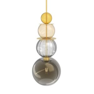 PSM LIGHTING - suspension-avec 2m de câble textile et arrêt de câble à la douille - 2404.2M.TX2