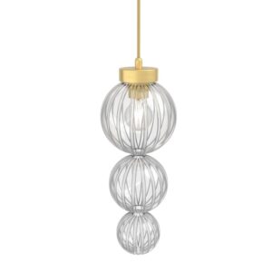 PSM LIGHTING - suspension-avec 2m de câble textile et arrêt de câble à la douille - 2505.TX.16.TR