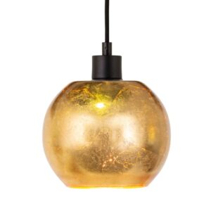 PSM LIGHTING - suspension-avec 2m de câble textile et arrêt de câble à la douille - 4069.B.E27.SH.28.RCL.TXRK