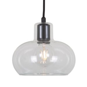 PSM LIGHTING - suspension-avec 2m de câble textile et arrêt de câble à la douille - 4104.R.E27.28.TR.TX8