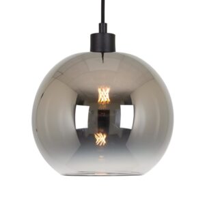 PSM LIGHTING - suspension-avec 2m de câble textile et arrêt de câble à la douille - 4953.C.E27.SH.14.SGD.TXN