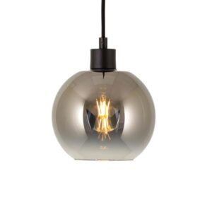 PSM LIGHTING - suspension-avec 2m de câble textile et arrêt de câble à la douille - 4954.B.E27.SH.14.SGD.TXN