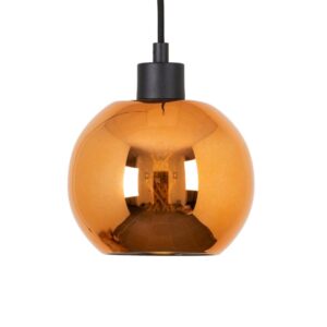 PSM LIGHTING - suspension-avec 2m de câble textile et arrêt de câble à la douille - 4978.B.E27.SH.28.RKC.TXRK