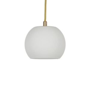 PSM LIGHTING - suspension - avec 2m de câble textile et arrêt de câble à la douille blanc mat - 5178.A.E27.1M.OM.TX1