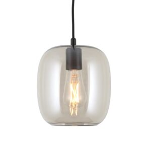 PSM LIGHTING - suspension - avec 2m de câble textile et arrêt de câble à la douille brun-bronz - 5206.E.E27.53.BZ.TX2