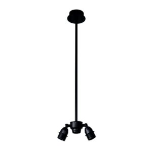 PSM LIGHTING - suspension avec rotule et rosace apparente - pour abat-jour gris-brun - 5002.E27.B3.46