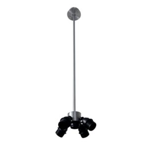 PSM LIGHTING - suspension avec rotule et rosace apparente - pour abat-jour noir mat - 5004.E27.B3.2